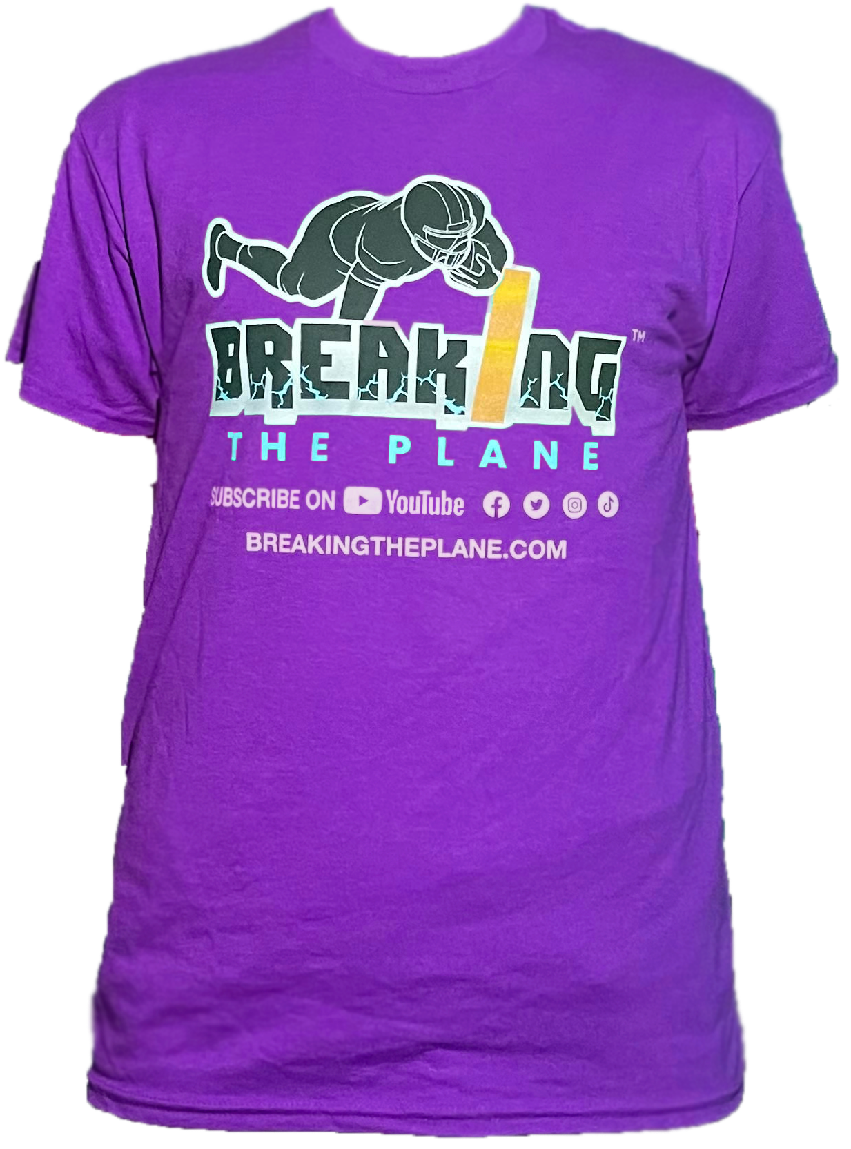 Breaking The Plane Purple T-Shirt