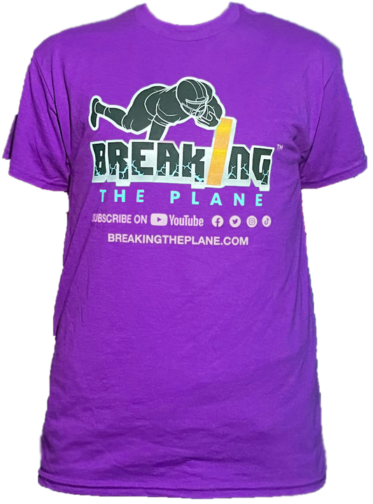 Breaking The Plane Purple T-Shirt