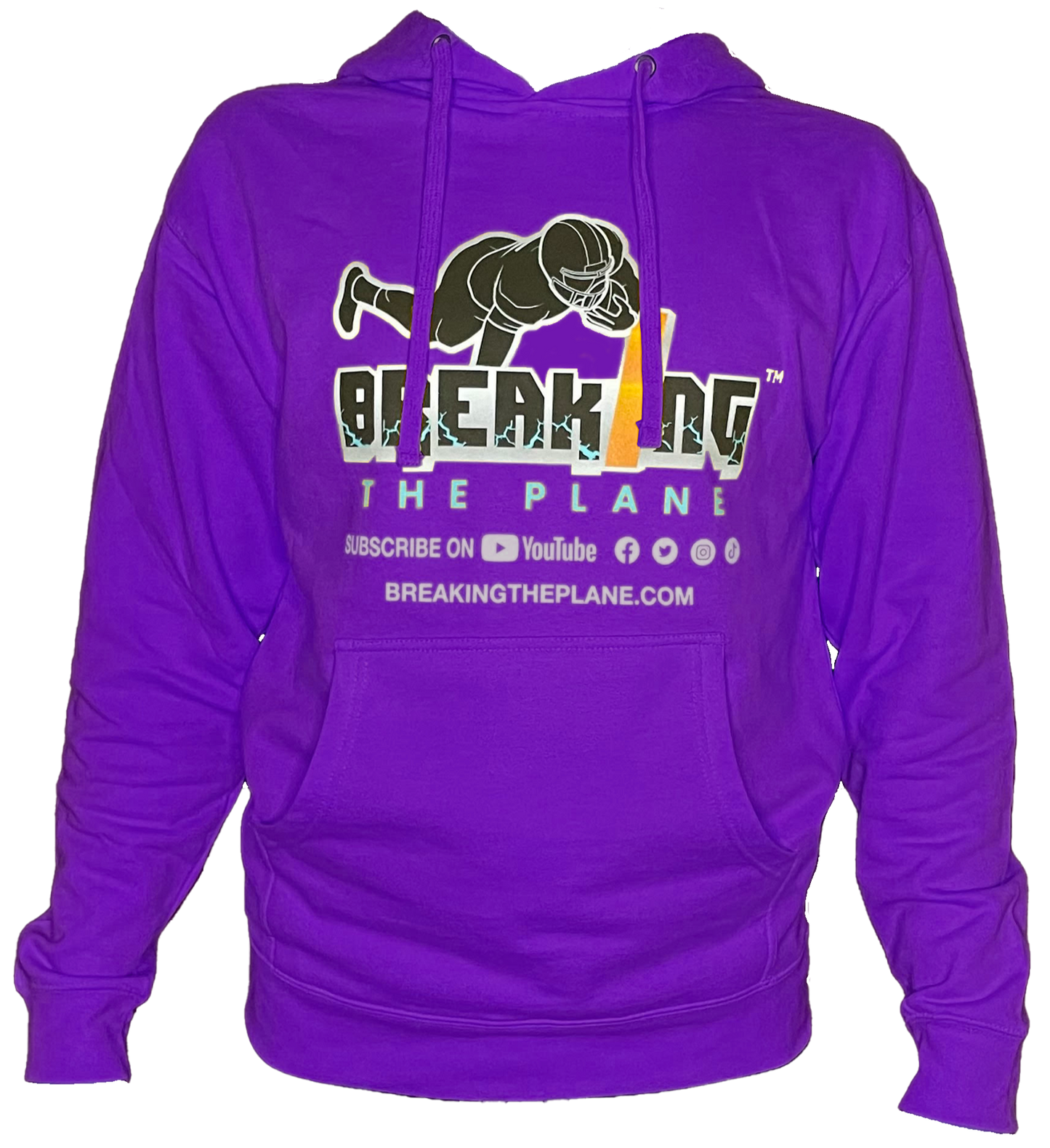 Breaking The Plane Purple Hoodie