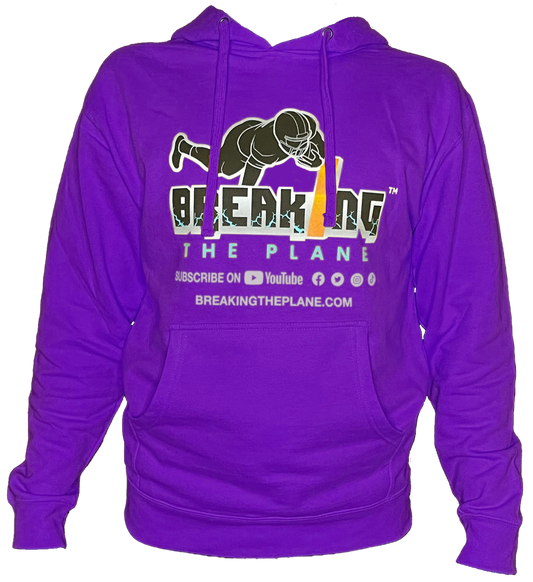 Breaking The Plane Purple Hoodie