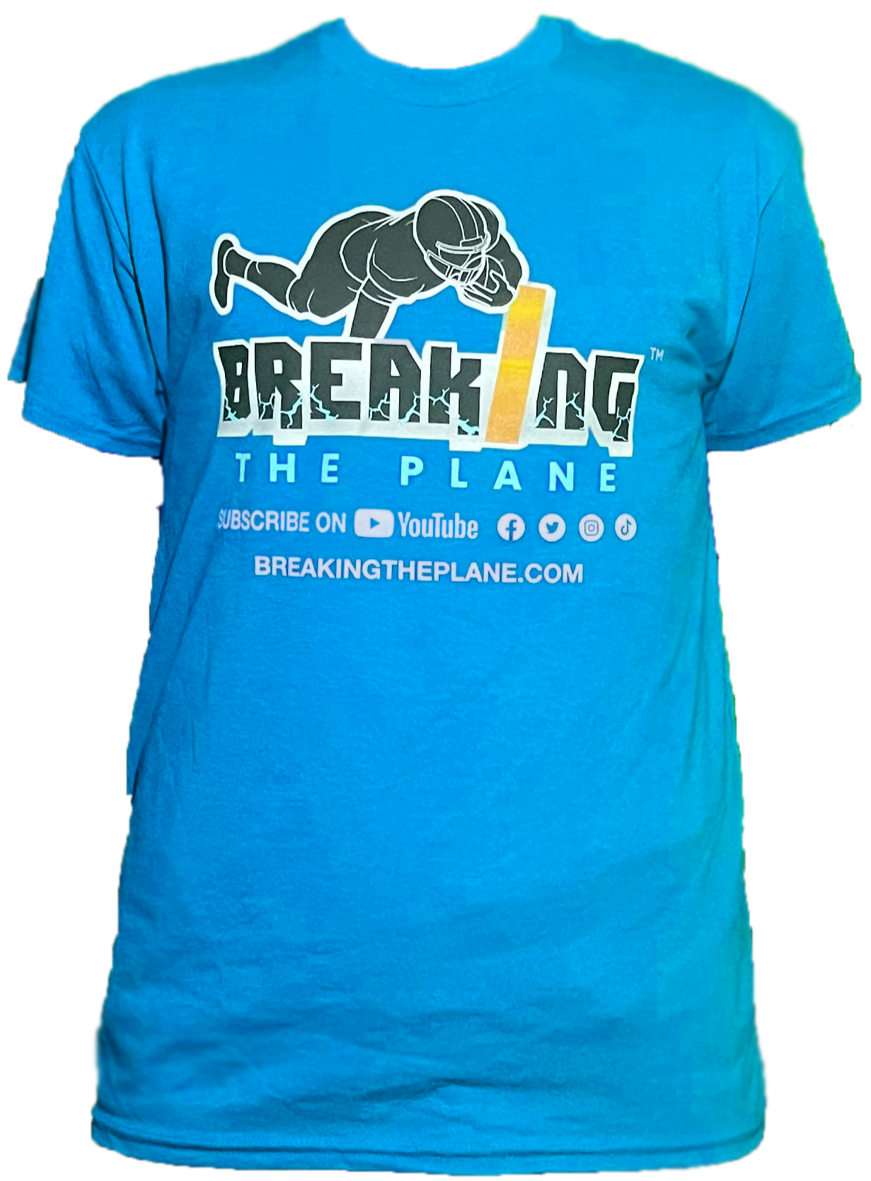 Breaking The Plane Sapphire Blue T-Shirt