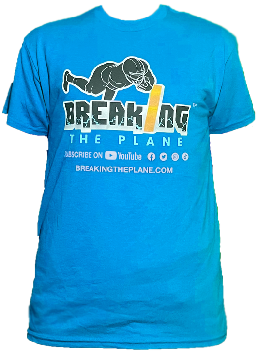 Breaking The Plane Sapphire Blue T-Shirt