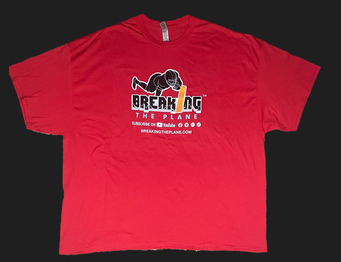 Breaking The Plane Red T-Shirt