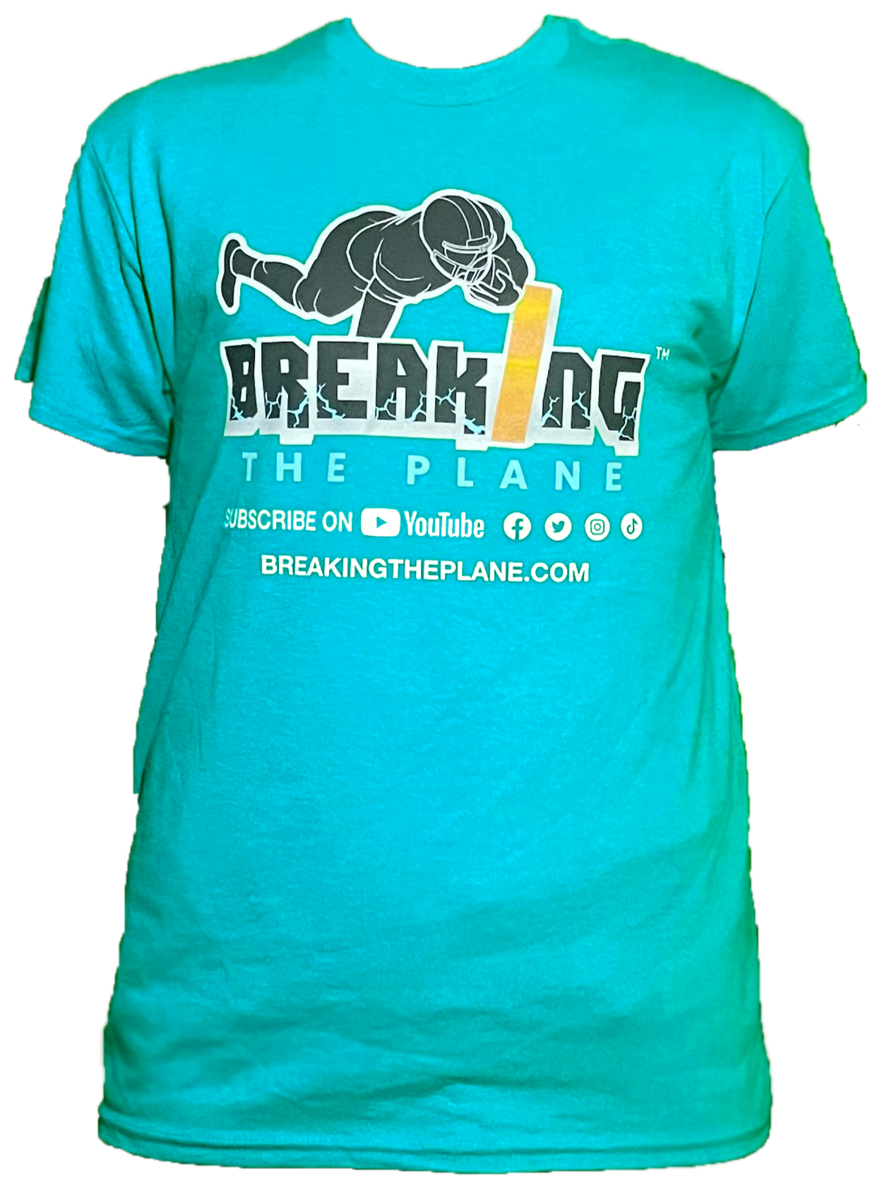 Breaking The Plane Teal T-Shirt