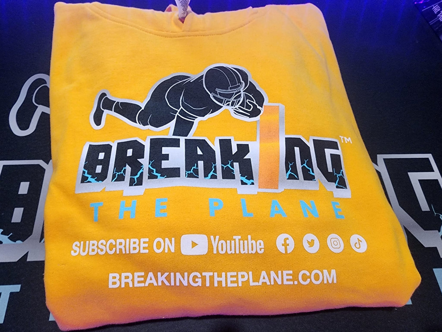 Breaking The Plane Gold Hoodie
