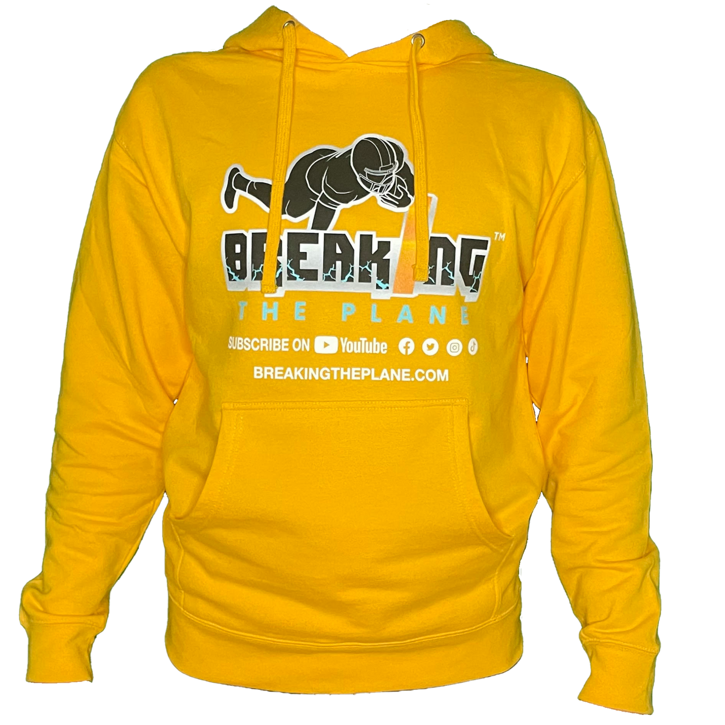 Breaking The Plane Gold Hoodie