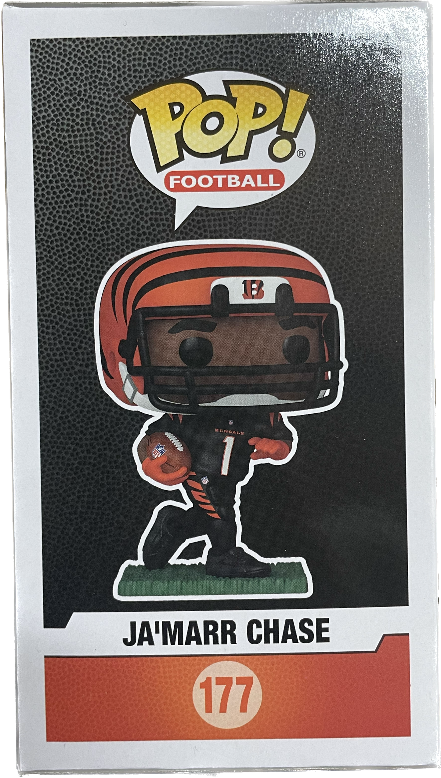 Jamar Chase Autographed Bengals Funko Pop With Beckett COA