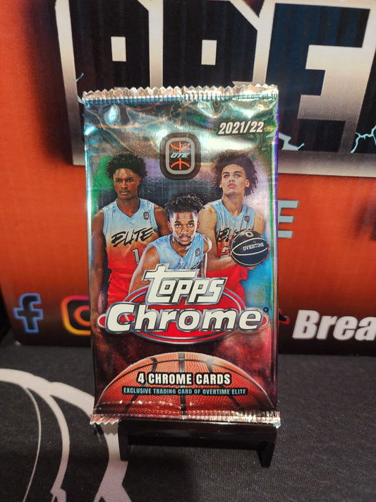 2021-2022 Topps Chrome Basketball Personal Pack Break! (4 Chrome Cards)