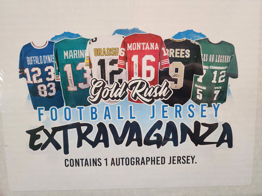 Gold Rush 2023 Extravaganza Football Jersey | Personal Break! (We can break or ship sealed) *BREAK#PET270*