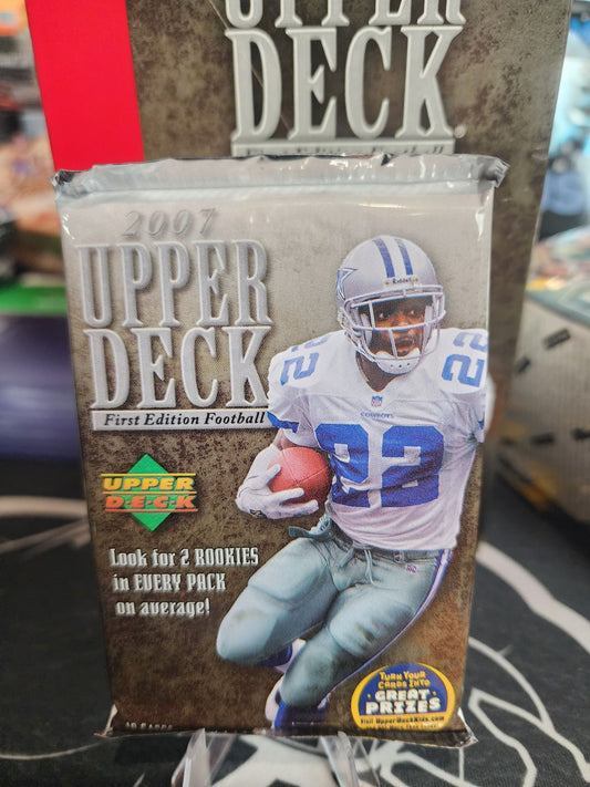 2007 Upper Deck First Edition Football Pack Personal Break!  Calvin Johnson Adrian Peterson Rookie Year!