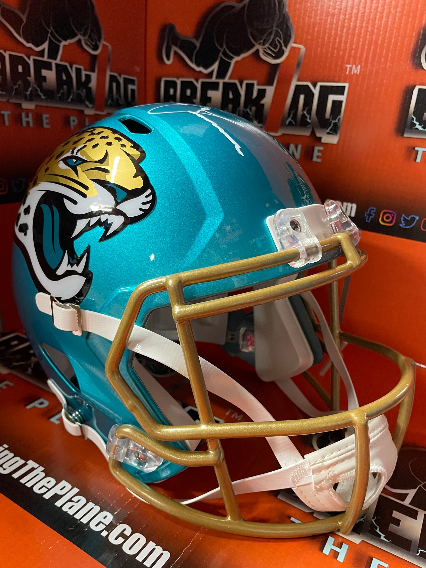 Trevor Lawrence Autographed Jaguars Full Size Helmet with Fanatics COA