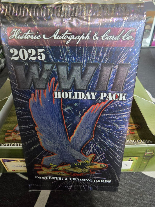 Holiday Pack! 2025 Historic Autograph World War 2 WWII Hobby Pack