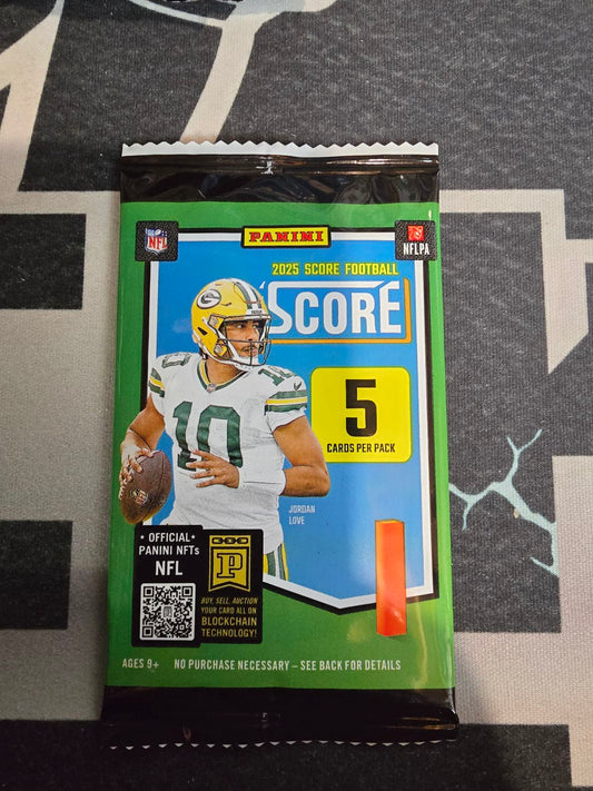 2025 Score Football 5-card Pack