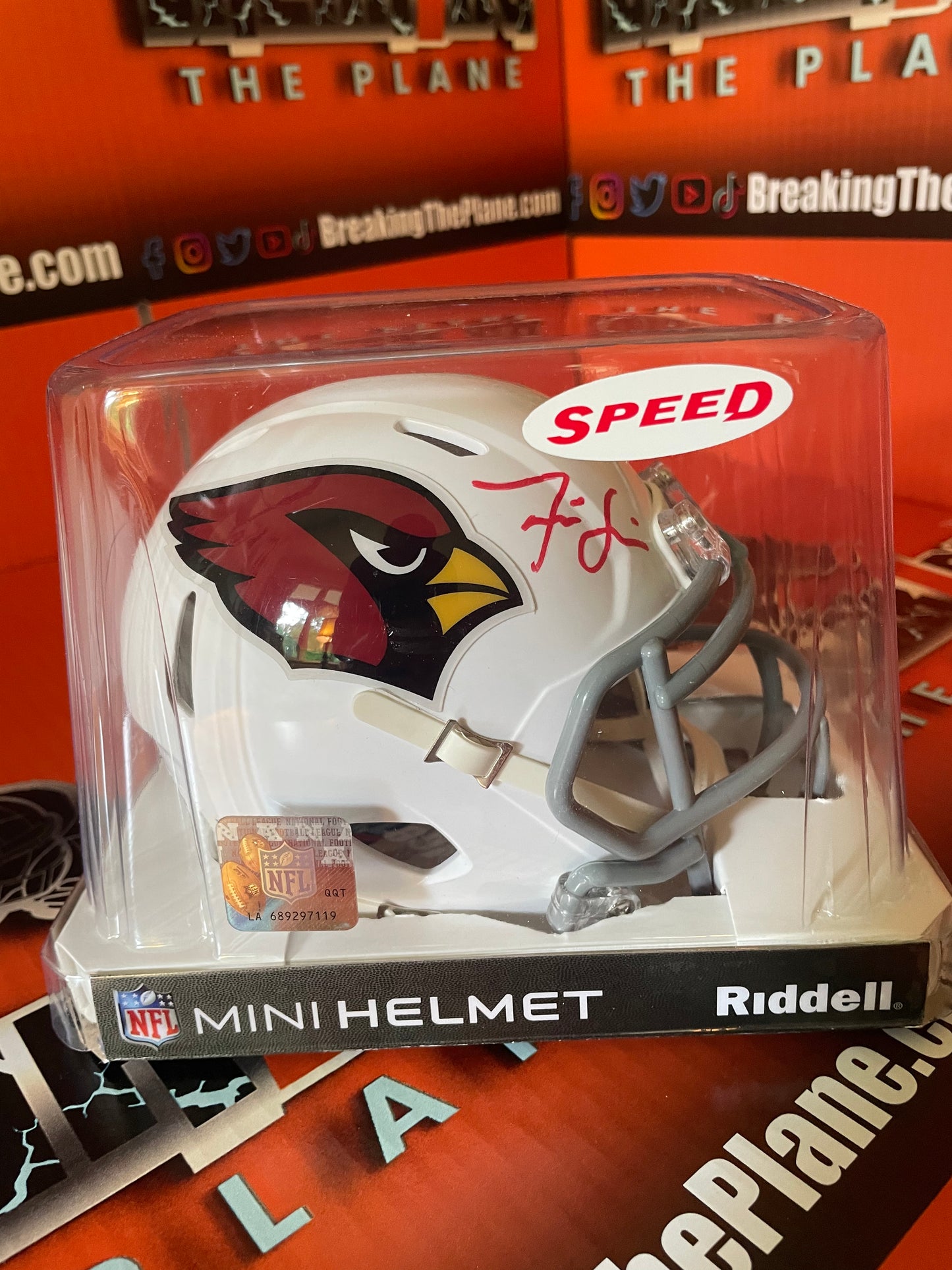 Isaiah Simmons Autographed Cardinals Mini Helmet with Beckett COA - V43735