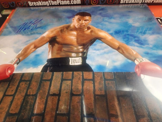 Mike Tyson Auto 16x20 Photo JSA COA Boxing