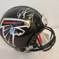 Devonta Freeman Autographed Authentic Falcons Full Size Helmet Radtke COA