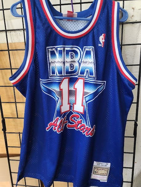 Karl Malone Dream Team USA 1992 Utah Jazz Mitchell and Ness Hardwood Classics Jersey XL Unsigned