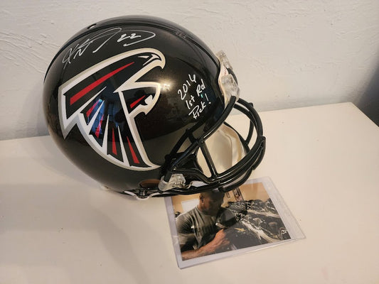 Keanu Neal Autographed 1st Inscription Authentic Full Size Radtke COA Falcons
