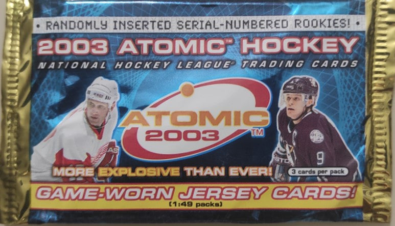 2002-03 Pacific Atomic Hockey Pack Personal
