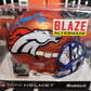 Demarius Thomas Blaze Autographed Beckett COA Broncos Mini Helmet