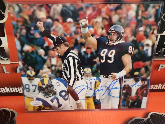 Dan Hampton Autographed 8x10 Photo JSA COA Bears HOF