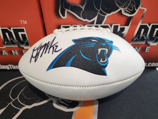 DJ Moore Autographed Panthers Football Fanatics COA White Panel