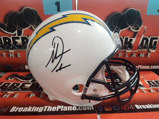 Antonio Gates Auto Chargers Full Size Helmet Beckett COA