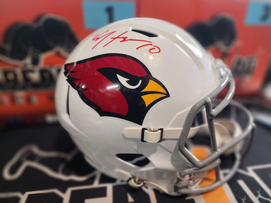 DeAndre Hopkins Autographed Full Size Helmet Cardinals Beckett COA Speed