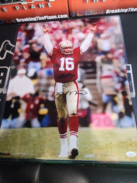 Joe Montana Autographed JSA COA 16x20 Photo 49ers