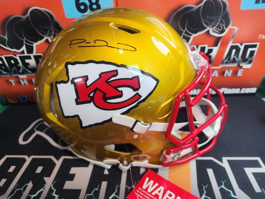 Patrick Mahomes Flash Authentic Autographed Fanatics COA Full Size Helmet Chiefs