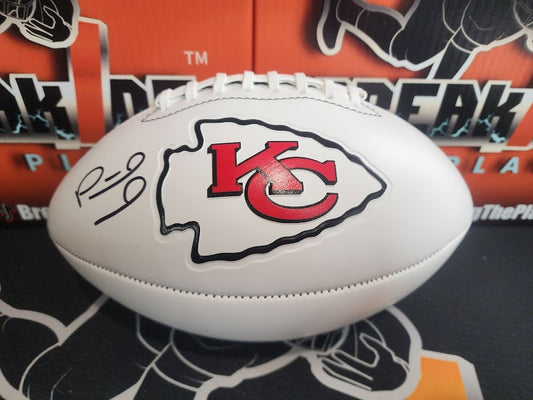 Patrick Mahomes Autographed Fanatics COA Chiefs Football