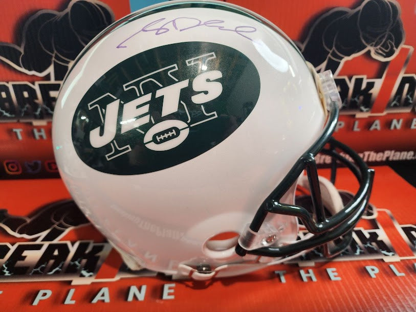 Sam Darnold AUTHENTIC Full Size Helmet Auto Jets Beckett COA Faded Sig