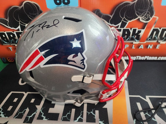 Tom Brady Replica Autographed Tristar COA Full Size Helmet Patriots