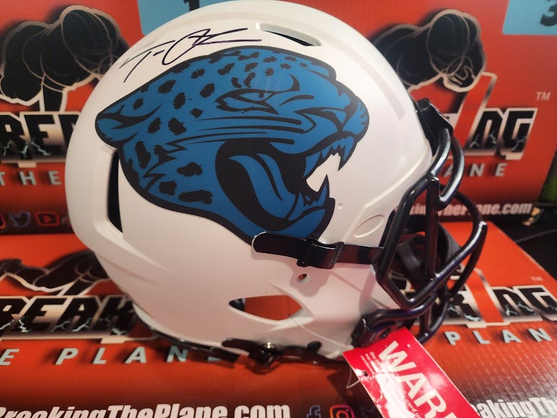 Trevor Lawrence Lunar AUTHENTIC Jaguars Full Size Helmet Fanatics COA