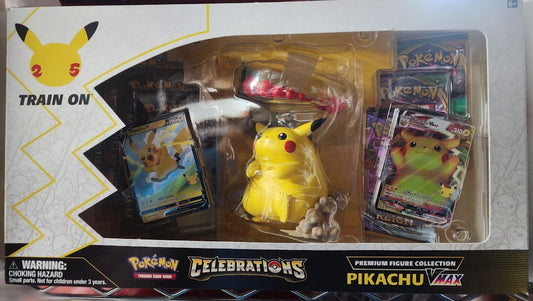 Pokemon Celebrations Pikachu VMAX Statue Sealed Box