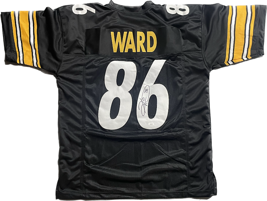 Hines Ward Auto Custom Jersey Pittsburgh Steelers JSA COA