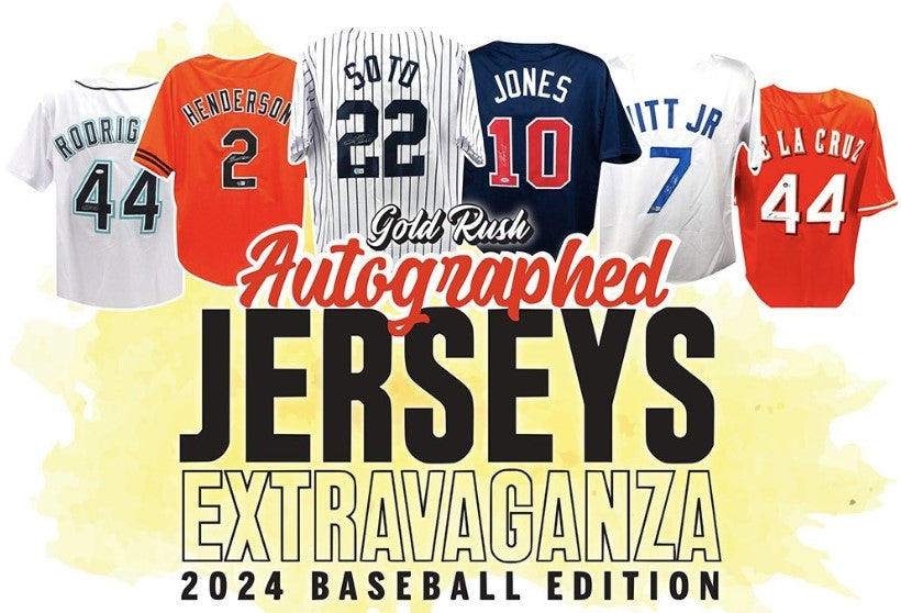 Gold Rush 2024 Extravaganza Baseball Jersey RANDOM NUMBER BREAK *B