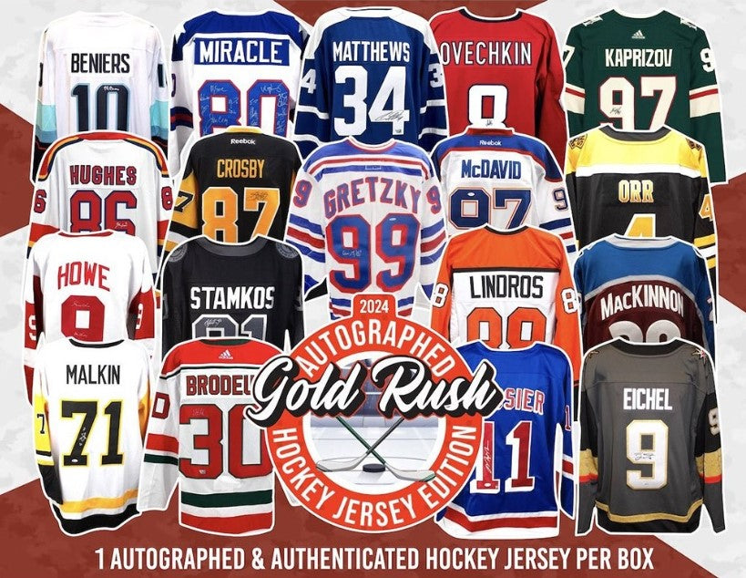 Gold Rush 2024 Series 1 Hockey Jersey | Personal Break! (We can break or ship sealed) *BREAK#PET285*