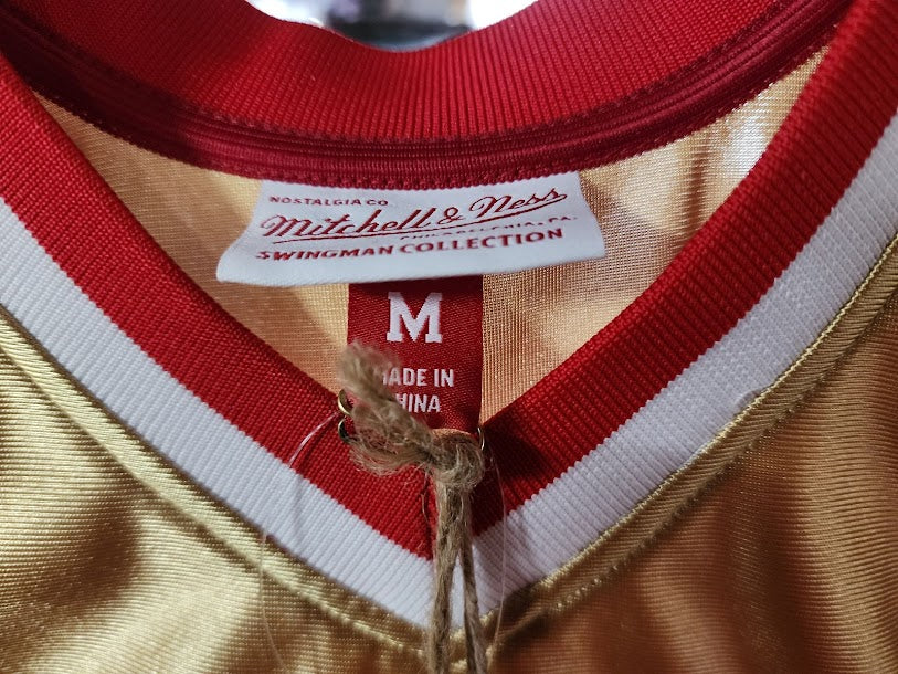 Allen Iverson 76ers Mitchell and Ness Hardwood Classics Basketball Jersey M Unsigned