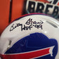 Billy Shaw Auto Mini Helmet Bills JSA COA Hall of Fame