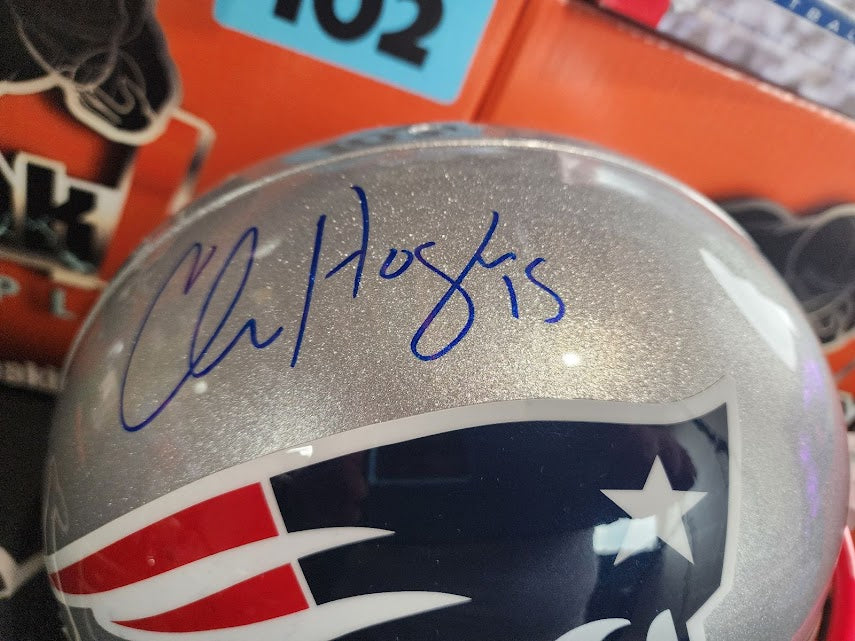 Chris Hogan Autographed Patriots Full Size Helmet Steiner COA