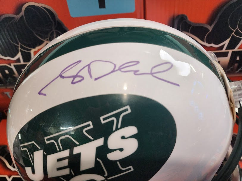 Sam Darnold AUTHENTIC Full Size Helmet Auto Jets Beckett COA Faded Sig