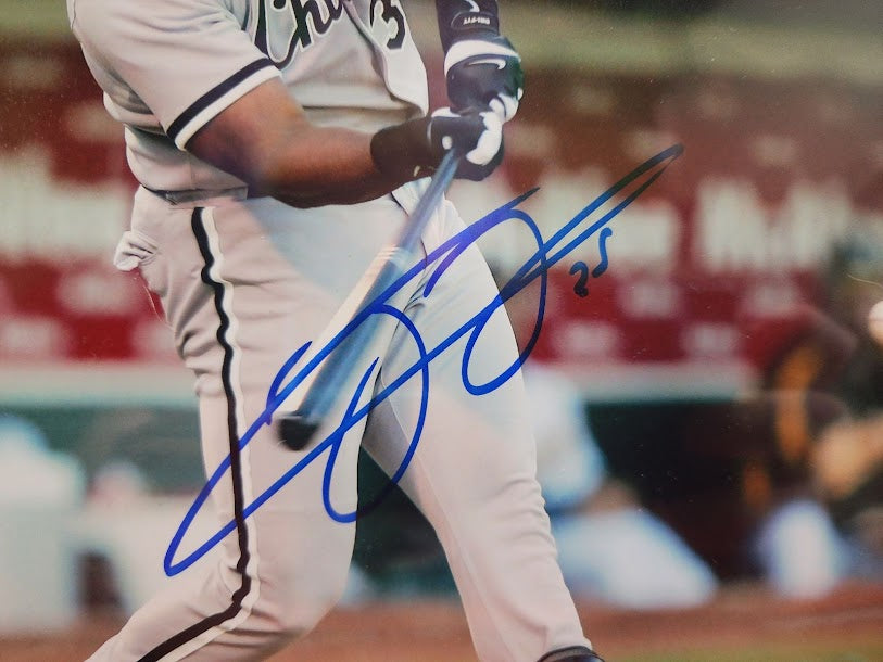 Frank Thomas Autographed 8x10 Baseball Photo Beckett COA White Sox