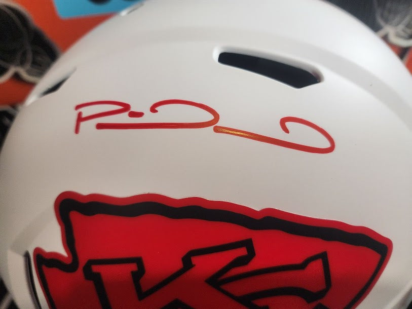 Patrick Mahomes Lunar Authentic Autographed Fanatics COA Full Size Helmet Chiefs