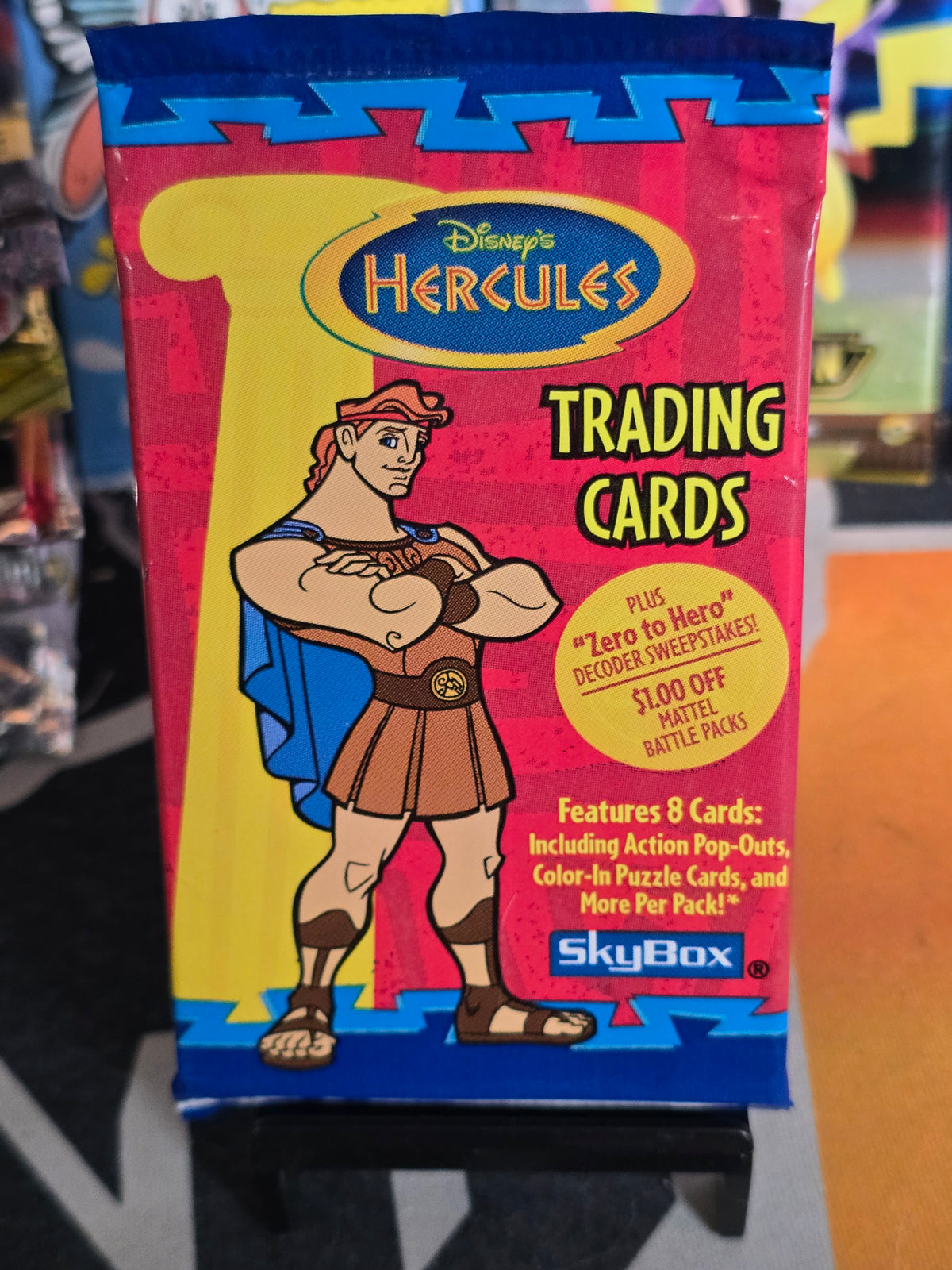 1996 Disney Hercules Trading Card Pack!