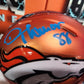 Demarius Thomas Blaze Autographed Beckett COA Broncos Mini Helmet