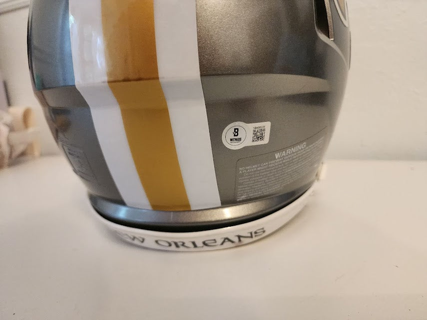 Darren Sproles Autographed Flash Authentic Full Size Saints (Mark on Top See Pics)