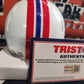 John Hannah Auto Mini Helmet Patriots Tristar COA Hall of Fame