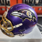 Patrick Queen Auto FLASH Mini Helmet Ravens Beckett COA