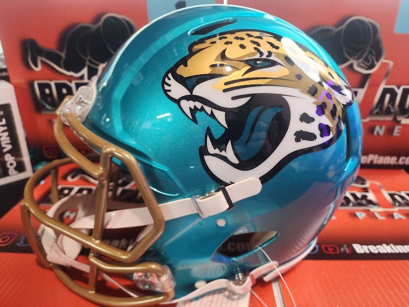 Tony Boselli Flash AUTHENTIC Auto Full Size Helmet Jaguars Beckett COA